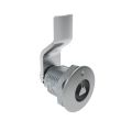 SOUTHCO Quarter-Turn Cam Latch, 7 mm Triangle Recess, 10mm (.39 in) Grip, Not Sealed, Zinc Alloy, Chrome Plated, Bright [E5-2-021-020]