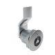 SOUTHCO Quarter-Turn Cam Latch, 7 mm Triangle Recess, 12mm (.47 in) Grip, Not Sealed, Zinc Alloy, Chrome Plated, Bright [E5-2-021-030]