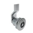 SOUTHCO Quarter-Turn Cam Latch, 7 mm Triangle Recess, 12mm (.47 in) Grip, Sealed, Zinc Alloy, Chrome Plated, Bright [E5-2-021-031]