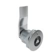 SOUTHCO Quarter-Turn Cam Latch, 7 mm Triangle Recess, 20mm (.79 in) Grip, Not Sealed, Zinc Alloy, Chrome Plated, Bright [E5-2-021-070]