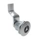 SOUTHCO Quarter-Turn Cam Latch, 7 mm Triangle Recess, 40mm (1.57 in) Grip, Sealed, Zinc Alloy, Chrome Plated, Bright [E5-2-021-171]
