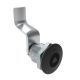 SOUTHCO Quarter-Turn Cam Latch, 7 mm Triangle Recess, 44mm (1.73 in) Grip, Sealed, Zinc Alloy, Powder Coat, Black [E5-2-025-191]