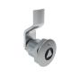 SOUTHCO Quarter-Turn Cam Latch, 8 mm Triangle Recess, 8mm (.31 in) Grip, Not Sealed, Zinc Alloy, Chrome Plated, Bright [E5-2-031-010]
