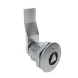 SOUTHCO Quarter-Turn Cam Latch, 8 mm Triangle Recess, 26mm (1.02 in) Grip, Sealed, Zinc Alloy, Chrome Plated, Bright [E5-2-031-101]