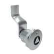 SOUTHCO Quarter-Turn Cam Latch, 8 mm Triangle Recess, 40mm (1.57 in) Grip, Not Sealed, Zinc Alloy, Chrome Plated, Bright [E5-2-031-170]