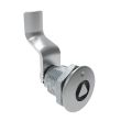 SOUTHCO Quarter-Turn Cam Latch, 8 mm Triangle Recess, 40mm (1.57 in) Grip, Sealed, Zinc Alloy, Chrome Plated, Bright [E5-2-031-171]