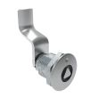 SOUTHCO Quarter-Turn Cam Latch, 8 mm Triangle Recess, 42mm (1.65 in) Grip, Not Sealed, Zinc Alloy, Chrome Plated, Bright [E5-2-031-180]