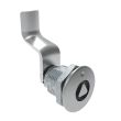 SOUTHCO Quarter-Turn Cam Latch, 8 mm Triangle Recess, 44mm (1.73 in) Grip, Sealed, Zinc Alloy, Chrome Plated, Bright [E5-2-031-191]