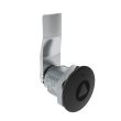 SOUTHCO Quarter-Turn Cam Latch, 8 mm Triangle Recess, 20mm (.79 in) Grip, Not Sealed, Zinc Alloy, Powder Coat, Black [E5-2-035-070]