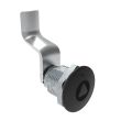 SOUTHCO Quarter-Turn Cam Latch, 8 mm Triangle Recess, 44mm (1.73 in) Grip, Not Sealed, Zinc Alloy, Powder Coat, Black [E5-2-035-190]