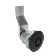 SOUTHCO Quarter-Turn Cam Latch, 7 mm Square Recess, 30mm (1.18 in) Grip, Sealed, Zinc Alloy, Powder Coat, Black [E5-2-045-121]