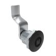 SOUTHCO Quarter-Turn Cam Latch, 7 mm Square Recess, 40mm (1.57 in) Grip, Not Sealed, Zinc Alloy, Powder Coat, Black [E5-2-045-170]