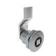 SOUTHCO Quarter-Turn Cam Latch, 8 mm Square, 12mm (.47 in) Grip, Sealed, Zinc Alloy, Chrome Plated, Bright [E5-2-051-031]