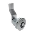 SOUTHCO Quarter-Turn Cam Latch, 8 mm Square, 32mm (1.25 in) Grip, Sealed, Zinc Alloy, Chrome Plated, Bright [E5-2-051-131]
