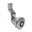 SOUTHCO Quarter-Turn Cam Latch, 8 mm Square, 34mm (1.34 in) Grip, Sealed, Zinc Alloy, Chrome Plated, Bright [E5-2-051-141]