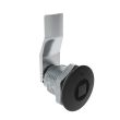 SOUTHCO Quarter-Turn Cam Latch, 8 mm Square, 18mm (.71 in) Grip, Sealed, Zinc Alloy, Powder Coat, Black [E5-2-055-061]