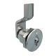 SOUTHCO Quarter-Turn Cam Latch, 3 mm Double Bitted Recess, 6mm (.24 in) Grip, Sealed, Zinc Alloy, Chrome Plated, Bright [E5-2-061-001]