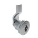 SOUTHCO Quarter-Turn Cam Latch, 3 mm Double Bitted Recess, 12mm (.47 in) Grip, Not Sealed, Zinc Alloy, Chrome Plated, Bright [E5-2-061-030]