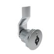 SOUTHCO Quarter-Turn Cam Latch, 3 mm Double Bitted Recess, 14mm (.55 in) Grip, Not Sealed, Zinc Alloy, Chrome Plated, Bright [E5-2-061-040]