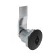 SOUTHCO Quarter-Turn Cam Latch, 3 mm Double Bitted Recess, 20mm (.79 in) Grip, Not Sealed, Zinc Alloy, Powder Coat, Black [E5-2-065-070]