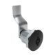 SOUTHCO Quarter-Turn Cam Latch, 3 mm Double Bitted Recess, 36mm (1.42 in) Grip, Not Sealed, Zinc Alloy, Powder Coat, Black [E5-2-065-150]