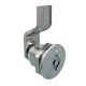SOUTHCO Quarter-Turn Cam Latch, 5 mm Double Bitted Recess, 6mm (.24 in) Grip, Not Sealed, Zinc Alloy, Chrome Plated, Bright [E5-2-071-000]