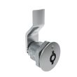 SOUTHCO Quarter-Turn Cam Latch, 5 mm Double Bitted Recess, 12mm (.47 in) Grip, Sealed, Zinc Alloy, Chrome Plated, Bright [E5-2-071-031]