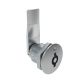 SOUTHCO Quarter-Turn Cam Latch, 5 mm Double Bitted Recess, 22mm (.87 in) Grip, Sealed, Zinc Alloy, Chrome Plated, Bright [E5-2-071-081]