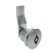 SOUTHCO Quarter-Turn Cam Latch, 5 mm Double Bitted Recess, 26mm (1.02 in) Grip, Sealed, Zinc Alloy, Chrome Plated, Bright [E5-2-071-101]