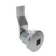 SOUTHCO Quarter-Turn Cam Latch, 8 mm Square Recess, 28mm (1.10 in) Grip, Not Sealed, Zinc Alloy, Chrome Plated, Bright [E5-2-081-110]