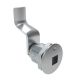 SOUTHCO Quarter-Turn Cam Latch, 8 mm Square Recess, 44mm (1.73 in) Grip, Not Sealed, Zinc Alloy, Chrome Plated, Bright [E5-2-081-190]