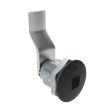 SOUTHCO Quarter-Turn Cam Latch, 8 mm Square Recess, 32mm (1.25 in) Grip, Sealed, Zinc Alloy, Powder Coat, Black [E5-2-085-131]