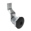 SOUTHCO Quarter-Turn Cam Latch, 8 mm Square Recess, 36mm (1.42 in) Grip, Not Sealed, Zinc Alloy, Powder Coat, Black [E5-2-085-150]