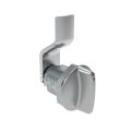 SOUTHCO Quarter-Turn Cam Latch, Short wing, 8mm (.31 in) Grip, Not Sealed, Zinc Alloy, Chrome Plated, Bright [E5-2-111-010]