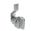 SOUTHCO Quarter-Turn Cam Latch, Short wing, 10mm (.39 in) Grip, Sealed, Zinc Alloy, Chrome Plated, Bright [E5-2-111-021]