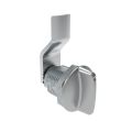 SOUTHCO Quarter-Turn Cam Latch, Short wing, 12mm (.47 in) Grip, Not Sealed, Zinc Alloy, Chrome Plated, Bright [E5-2-111-030]