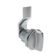 SOUTHCO Quarter-Turn Cam Latch, Short wing, 12mm (.47 in) Grip, Sealed, Zinc Alloy, Chrome Plated, Bright [E5-2-111-031]
