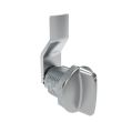SOUTHCO Quarter-Turn Cam Latch, Short wing, 14mm (.55 in) Grip, Not Sealed, Zinc Alloy, Chrome Plated, Bright [E5-2-111-040]