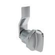 SOUTHCO Quarter-Turn Cam Latch, Short wing, 16mm (.63 in) Grip, Not Sealed, Zinc Alloy, Chrome Plated, Bright [E5-2-111-050]