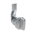 SOUTHCO Quarter-Turn Cam Latch, Short wing, 18mm (.71 in) Grip, Not Sealed, Zinc Alloy, Chrome Plated, Bright [E5-2-111-060]