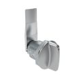 SOUTHCO Quarter-Turn Cam Latch, Short wing, 22mm (.87 in) Grip, Not Sealed, Zinc Alloy, Chrome Plated, Bright [E5-2-111-080]