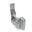 SOUTHCO Quarter-Turn Cam Latch, Short wing, 26mm (1.02 in) Grip, Not Sealed, Zinc Alloy, Chrome Plated, Bright [E5-2-111-100]