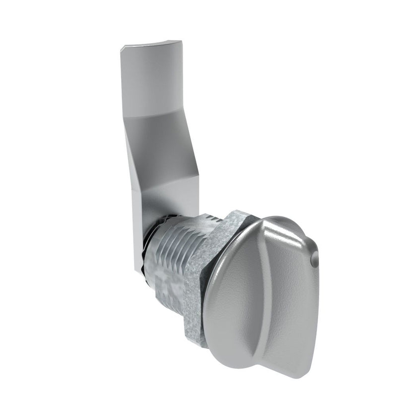 SOUTHCO Quarter-Turn Cam Latch, Short wing, 26mm (1.02 in) Grip, Sealed, Zinc Alloy, Chrome Plated, Bright [E5-2-111-101]