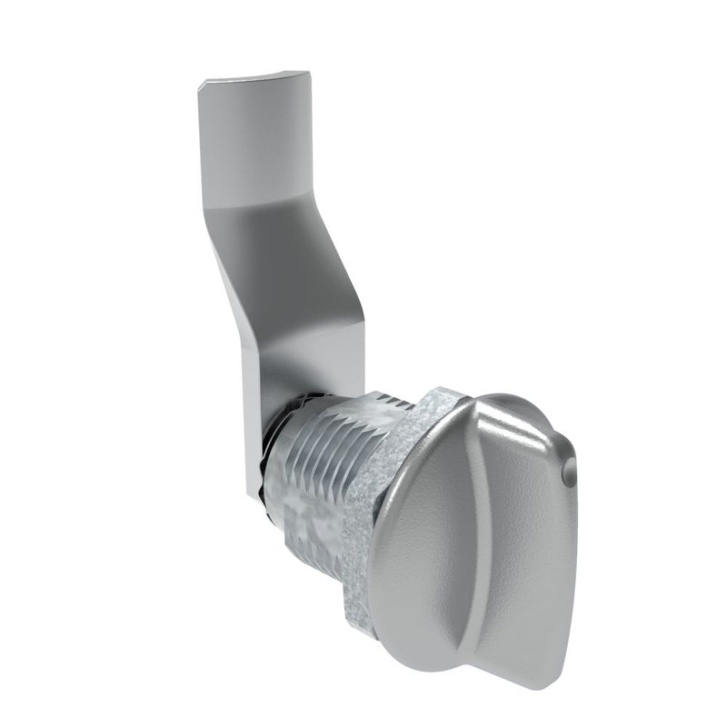 SOUTHCO Quarter-Turn Cam Latch, Short wing, 30mm (1.18 in) Grip, Not Sealed, Zinc Alloy, Chrome Plated, Bright [E5-2-111-120]