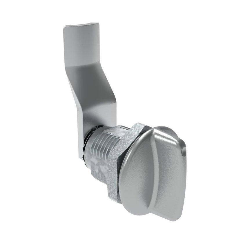 SOUTHCO Quarter-Turn Cam Latch, Short wing, 30mm (1.18 in) Grip, Sealed, Zinc Alloy, Chrome Plated, Bright [E5-2-111-121]