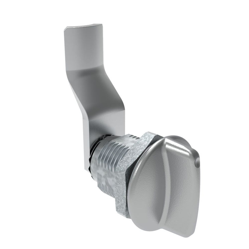 SOUTHCO Quarter-Turn Cam Latch, Short wing, 32mm (1.25 in) Grip, Sealed, Zinc Alloy, Chrome Plated, Bright [E5-2-111-131]