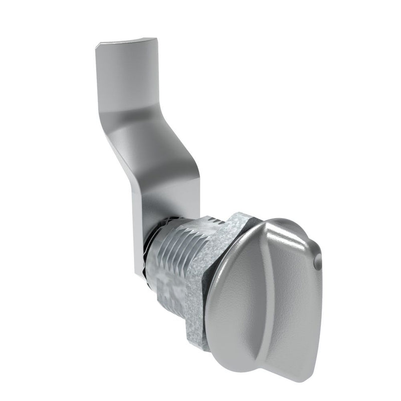 SOUTHCO Quarter-Turn Cam Latch, Short wing, 34mm (1.34 in) Grip, Sealed, Zinc Alloy, Chrome Plated, Bright [E5-2-111-141]