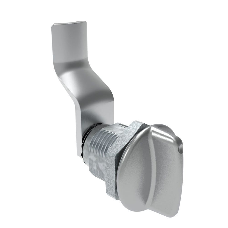 SOUTHCO Quarter-Turn Cam Latch, Short wing, 36mm (1.42 in) Grip, Sealed, Zinc Alloy, Chrome Plated, Bright [E5-2-111-151]