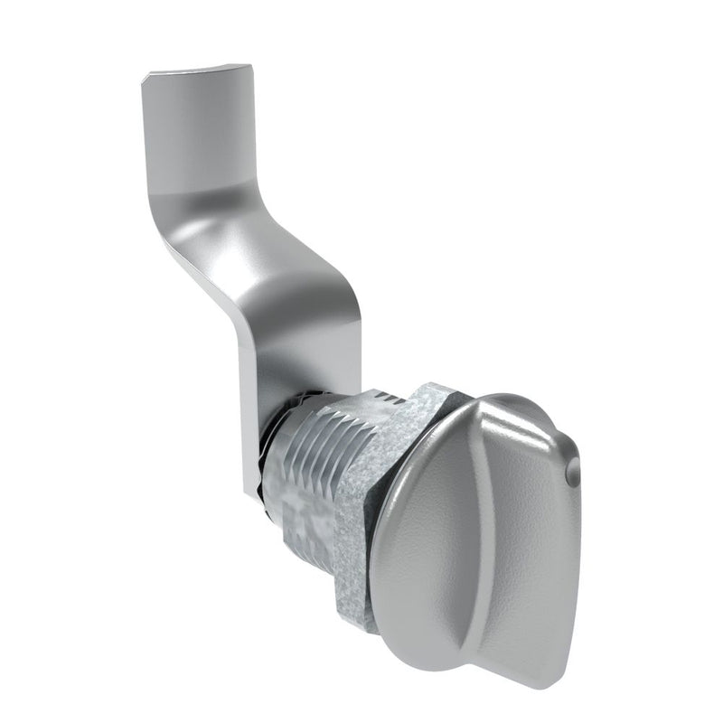 SOUTHCO Quarter-Turn Cam Latch, Short wing, 40mm (1.57 in) Grip, Sealed, Zinc Alloy, Chrome Plated, Bright [E5-2-111-171]