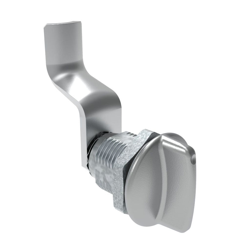 SOUTHCO Quarter-Turn Cam Latch, Short wing, 42mm (1.65 in) Grip, Sealed, Zinc Alloy, Chrome Plated, Bright [E5-2-111-181]